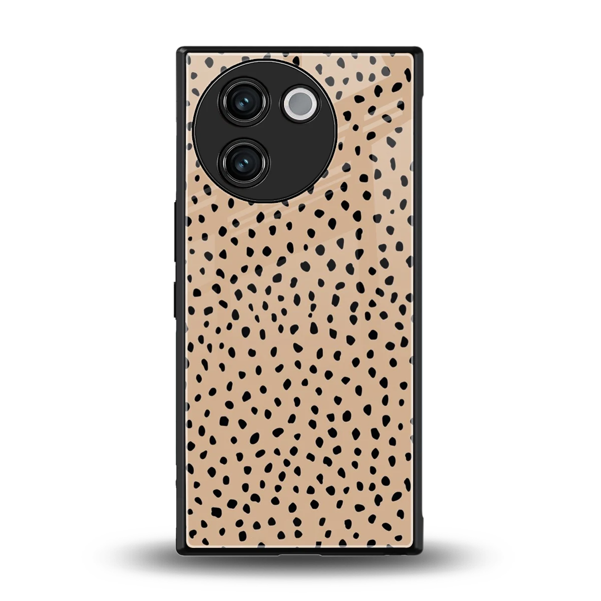 Earthy Terrain back phone cover | glass case for vivo v30e