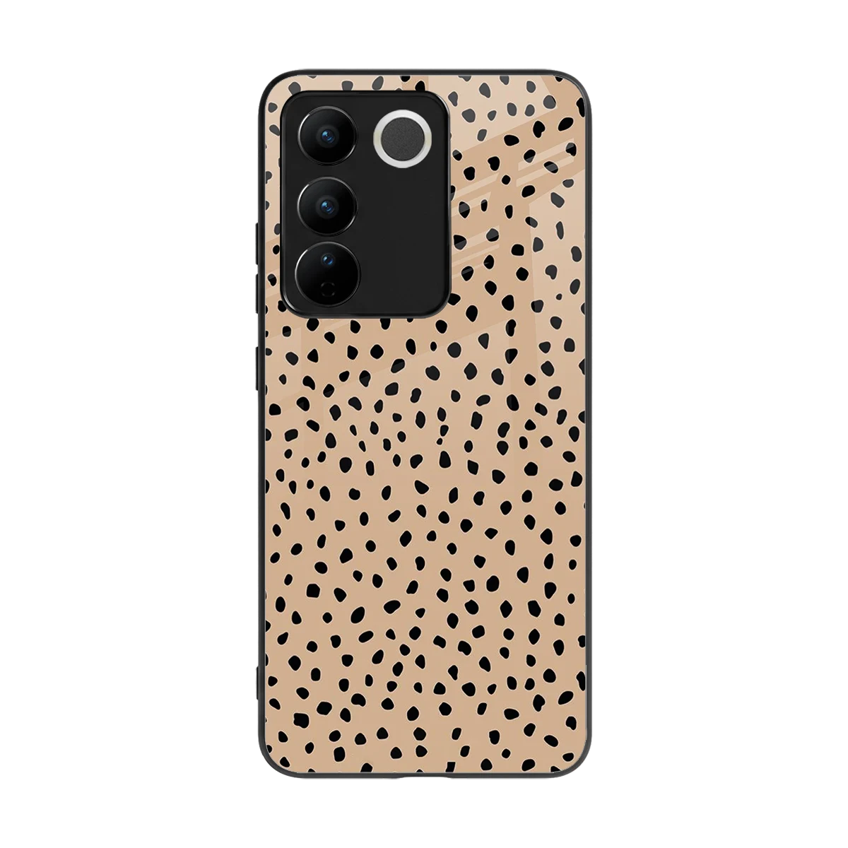 Earthy Terrain back phone cover | glass case for vivo v27 5g