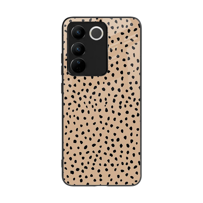 Earthy Terrain back phone cover | glass case for vivo v27 5g