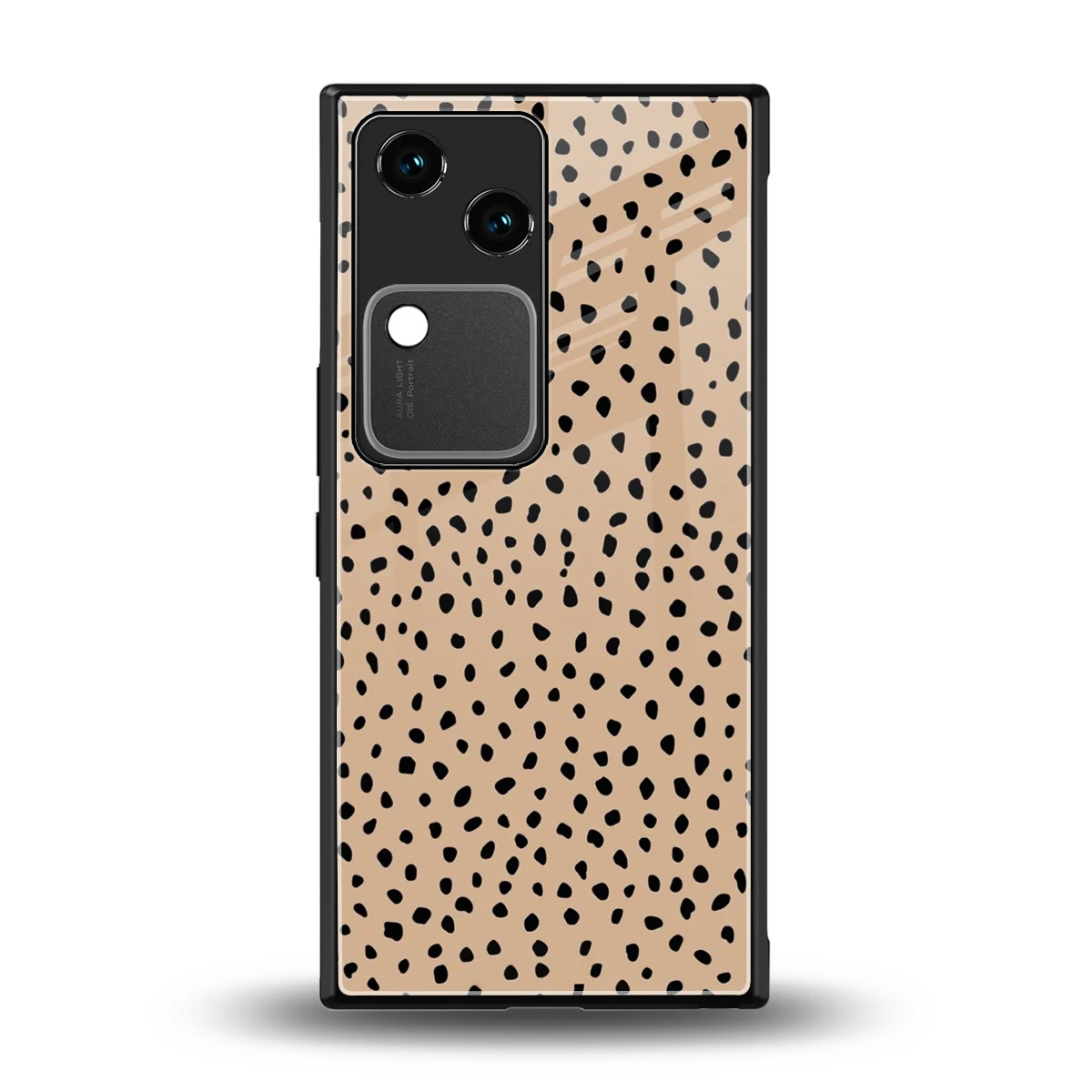 Earthy Terrain back phone cover | glass case for vivo v30