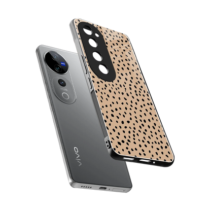 Earthy Terrain sleek vivo v40 pro cover with tempered glass back and TPU edges