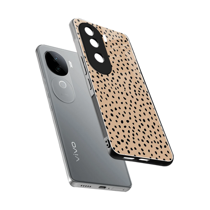 Earthy Terrain sleek vivo v40e cover with tempered glass back and TPU edges