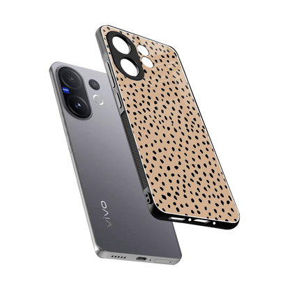 Earthy Terrain sleek vivo v60 cover with tempered glass back and TPU edges