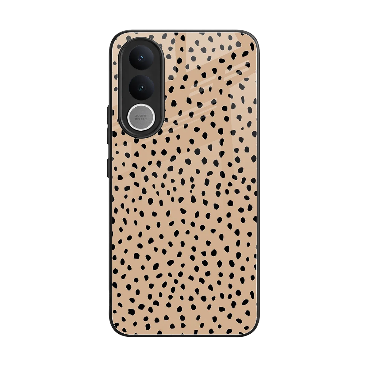 Earthy Terrain back phone cover | glass case for vivo v70 fe