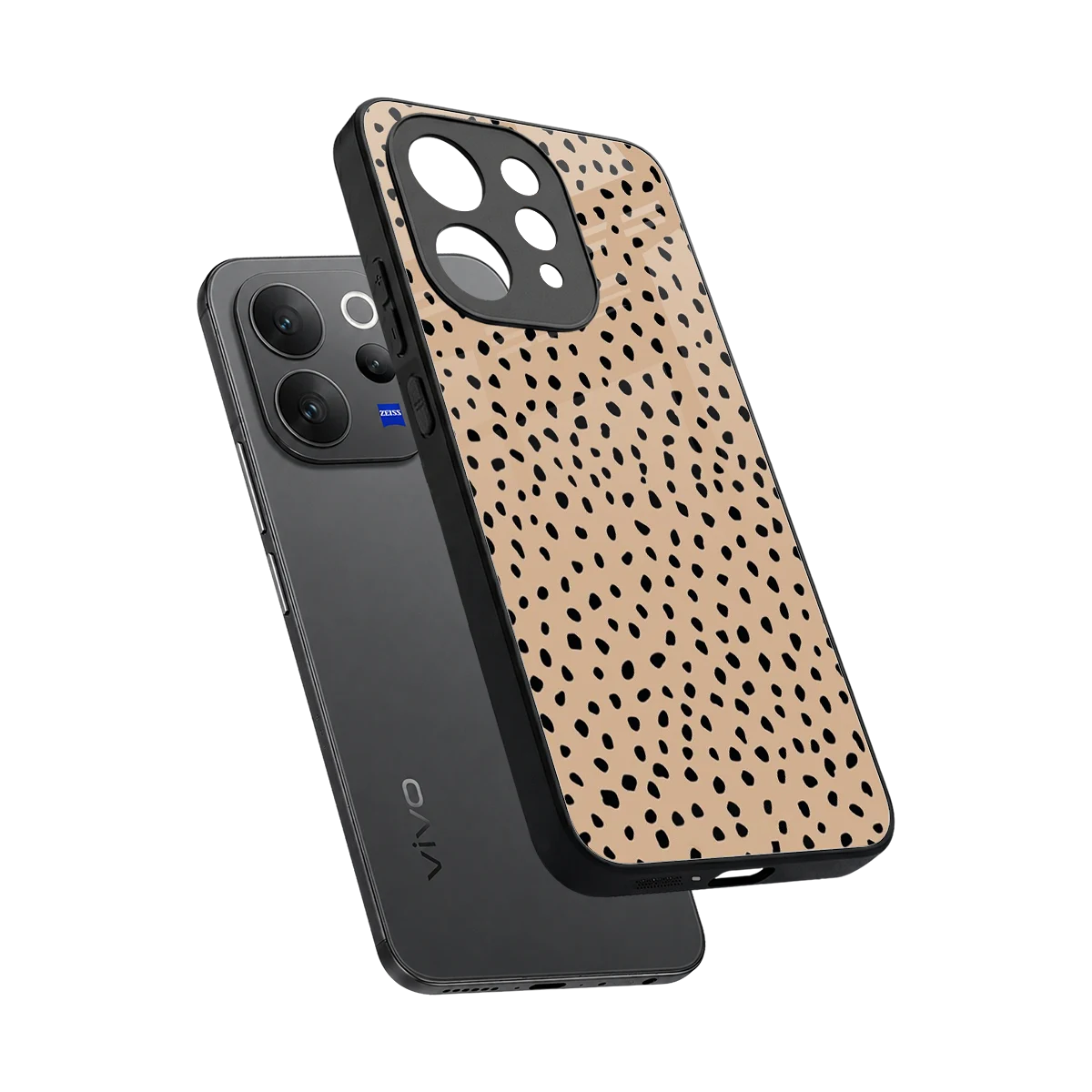 Earthy Terrain sleek vivo v70 elite cover with tempered glass back and TPU edges