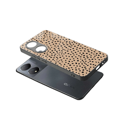 Earthy Terrain sleek Vivo-y100 cover with tempered glass back and TPU edges