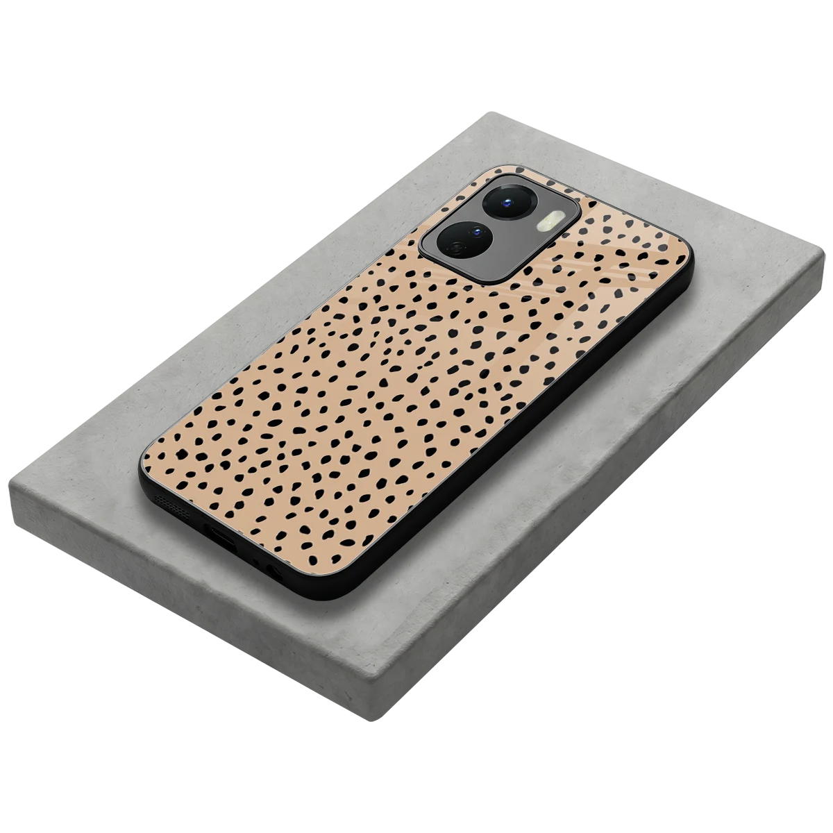 Earthy Terrain stylish phone case for vivo y16 | glossy glass and slim fit