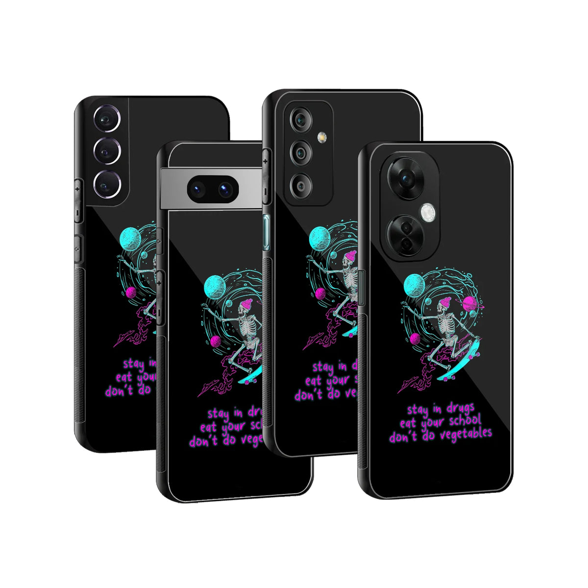 Stylish Glass Back Case for All Smartphones iPhone, Samsung, OnePlus, Pixel, Redmi, Oppo, Vivo, Motorola
