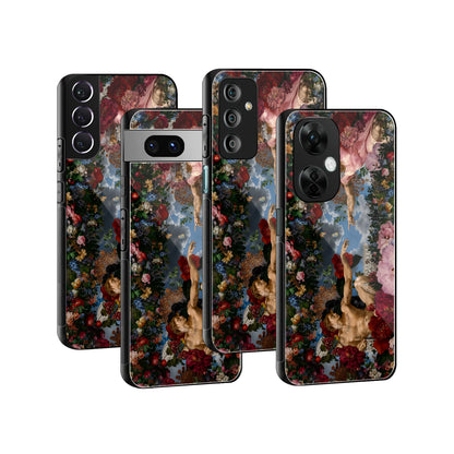 Stylish Glass Back Case for All Smartphones iPhone, Samsung, OnePlus, Pixel, Redmi, Oppo, Vivo, Motorola