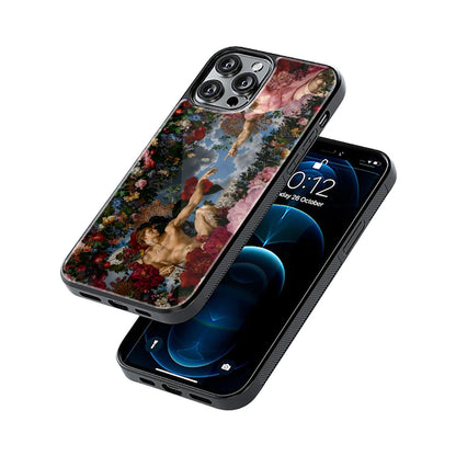 Protective Glass Back Phone Case Compatible with iPhone, Samsung, OnePlus, Pixel & More