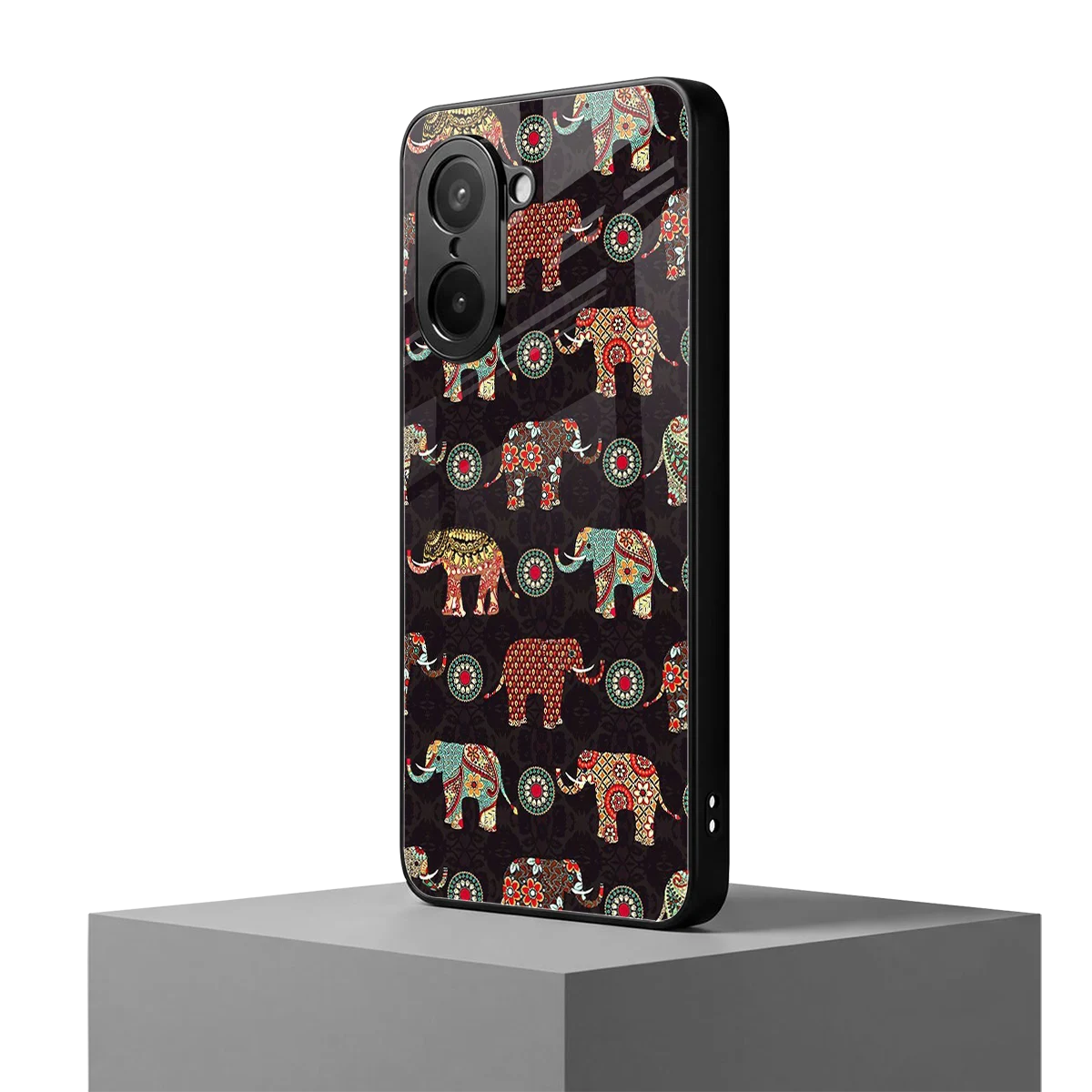 Elephant Art oneplus nord ce5 5g mobile cover | shockproof glass phone case