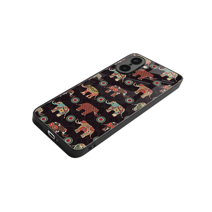 Elephant Art stylish phone case for oneplus nord ce5 5g | glossy glass and slim fit