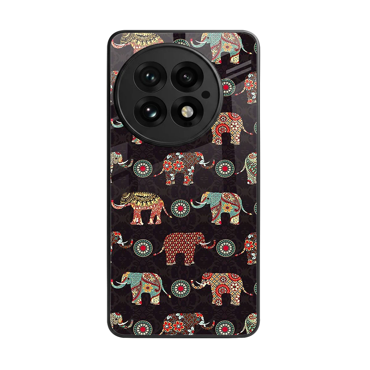 Elephant Art back phone cover | glass case for oneplus 13