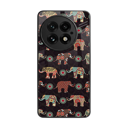 Elephant Art back phone cover | glass case for oneplus 13