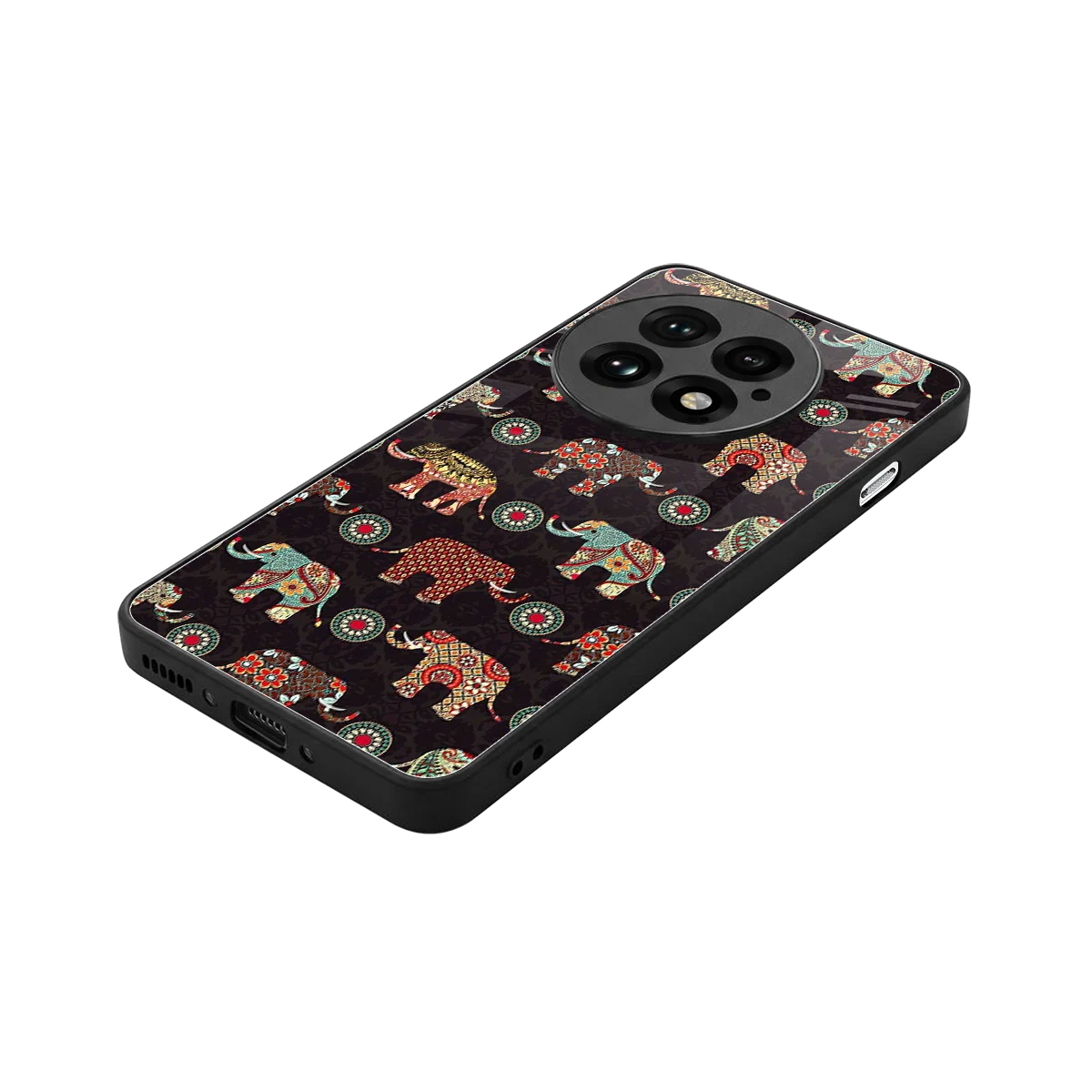 Elephant Art stylish phone case for oneplus 13 | glossy glass and slim fit
