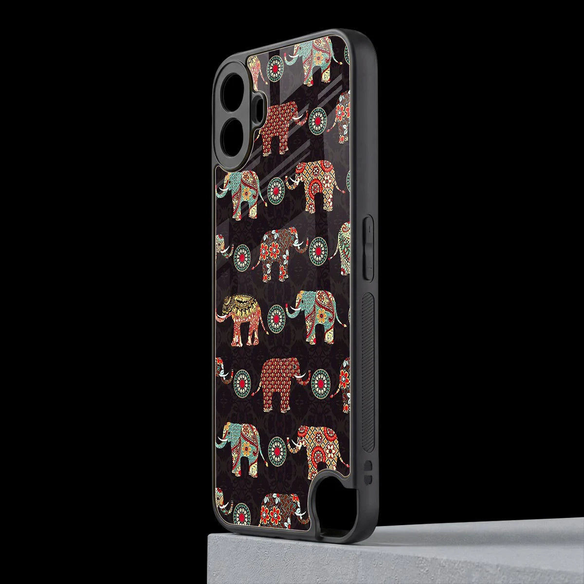 Elephant Art cmf nothing phone 1 mobile cover | shockproof glass phone case