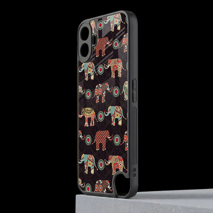 Elephant Art cmf nothing phone 1 mobile cover | shockproof glass phone case