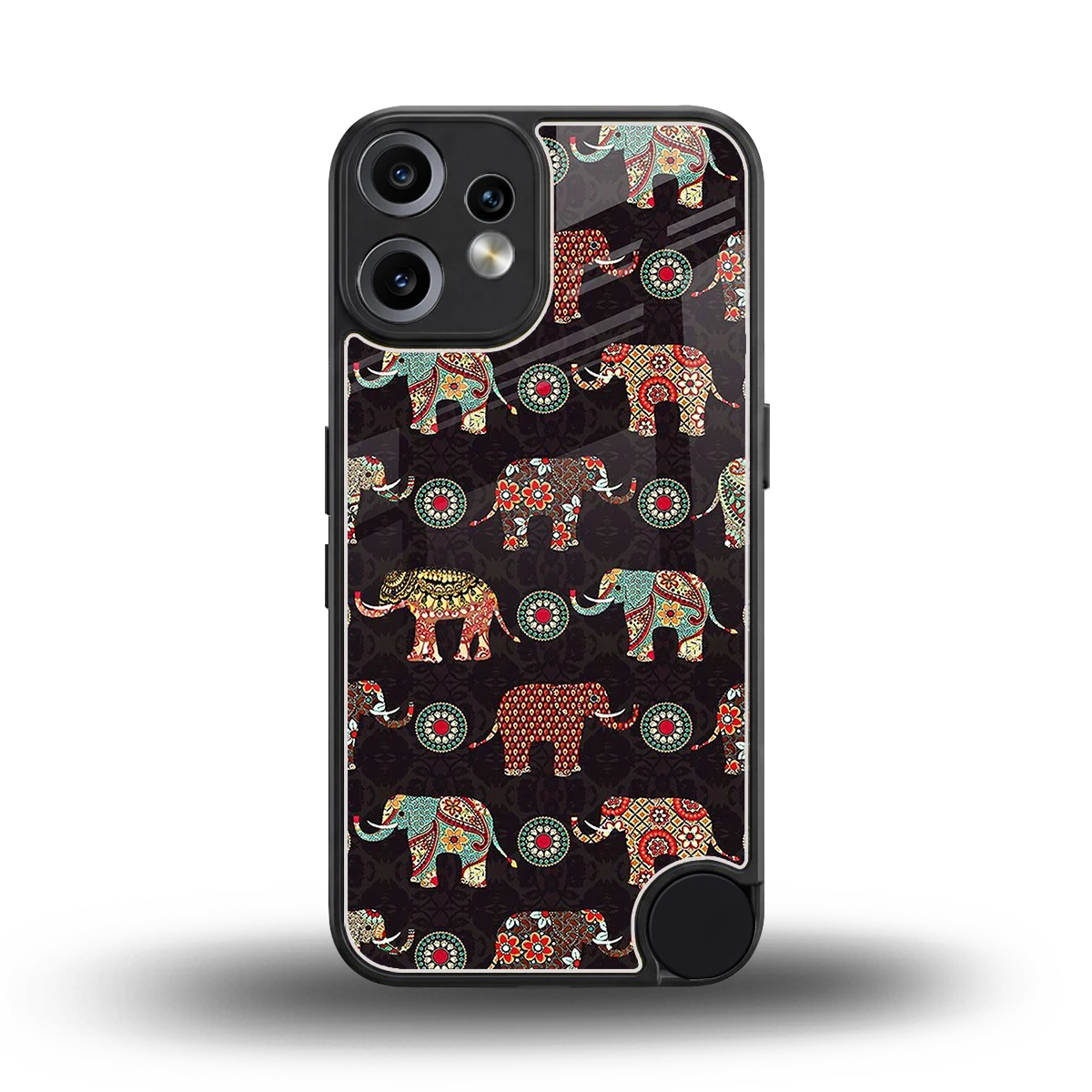 Elephant Art back phone cover | glass case for cmf nothing phone 2 pro