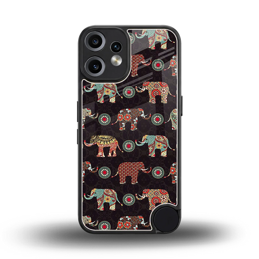 Elephant Art back phone cover | glass case for cmf nothing phone 2 pro