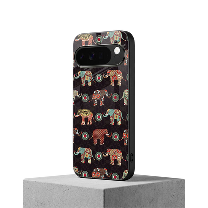 Elephant Art google pixel 10 pro xl mobile cover | shockproof glass phone case