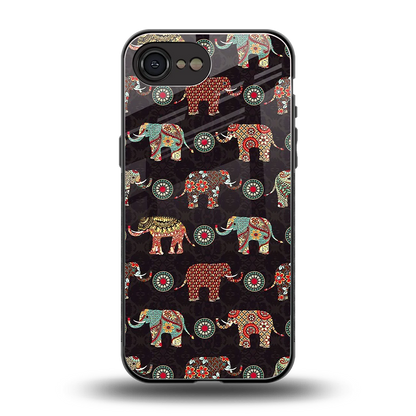 Elephant Art back phone cover | glass case for iphone 16e