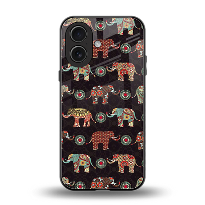 Elephant Art back phone cover | glass case for iphone 17