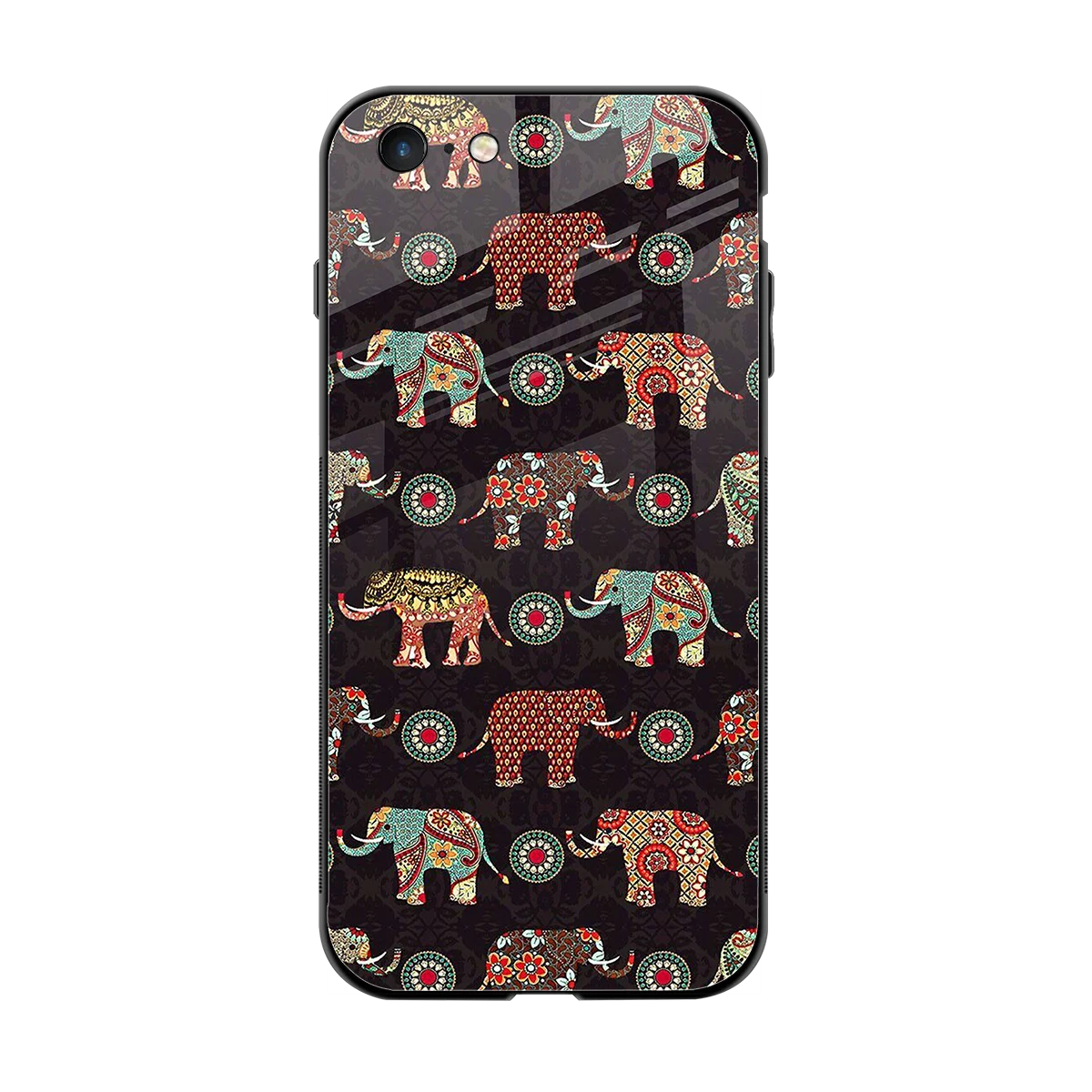 Elephant Art back phone cover | glass case for iphone 6