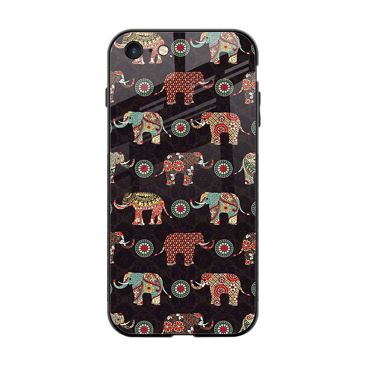 Elephant Art back phone cover | glass case for iphone 8