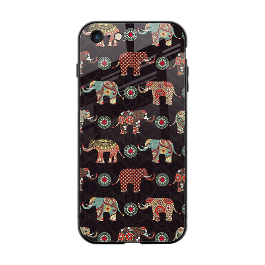 Elephant Art back phone cover | glass case for iphone se 2020
