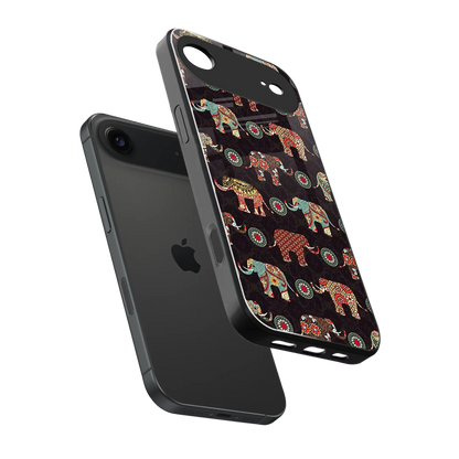 Elephant Art sleek iphone air cover with tempered glass back and TPU edges