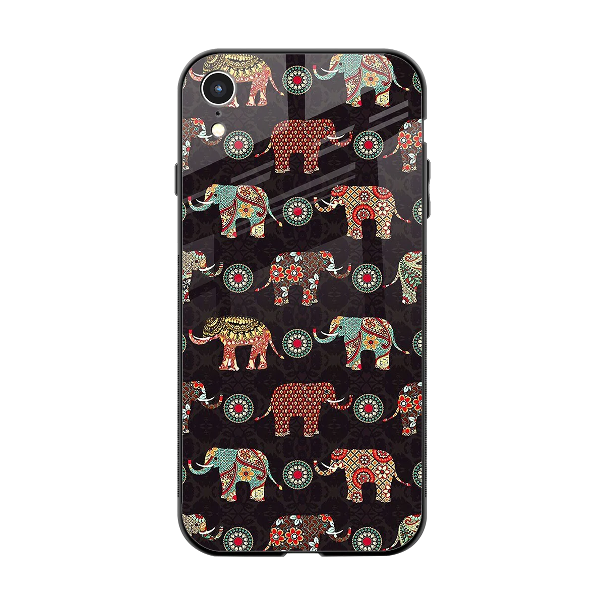 Elephant Art back phone cover | glass case for iphone xr