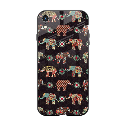 Elephant Art back phone cover | glass case for iphone xr