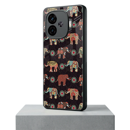 Elephant Art iqoo neo 10r 5g mobile cover | shockproof glass phone case