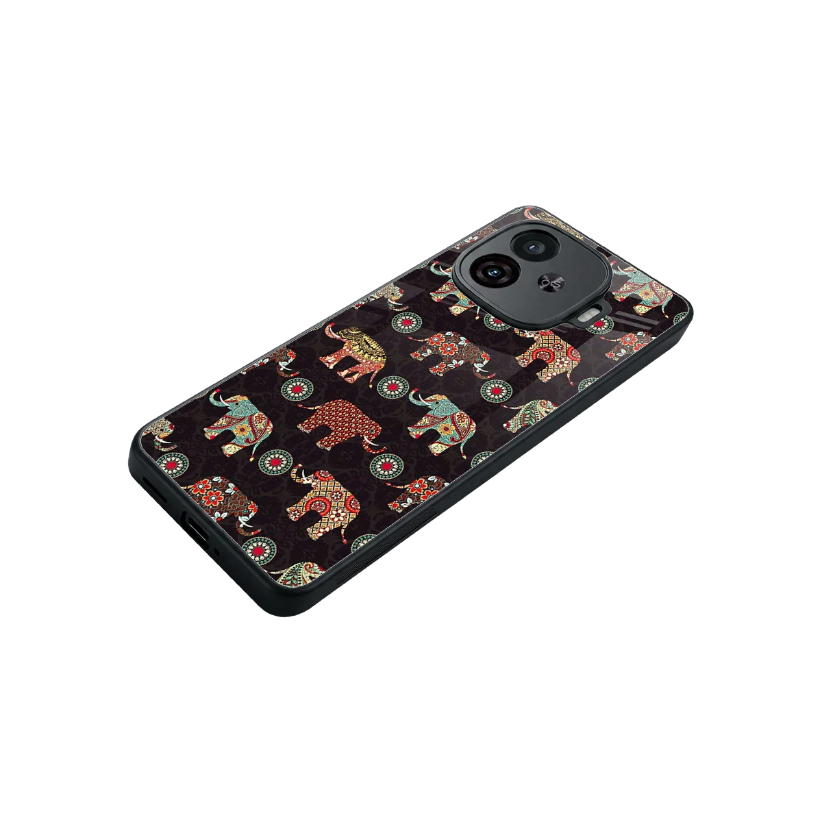 Elephant Art stylish phone case for iqoo neo 10r 5g | glossy glass and slim fit