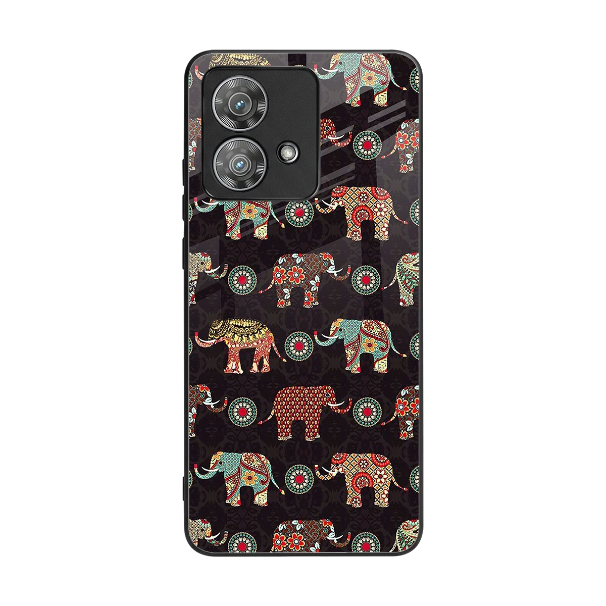 Elephant Art back phone cover | glass case for motorola edge 40 neo 5g