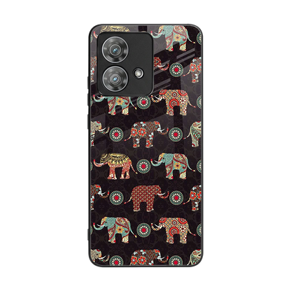 Elephant Art back phone cover | glass case for motorola edge 40 neo 5g