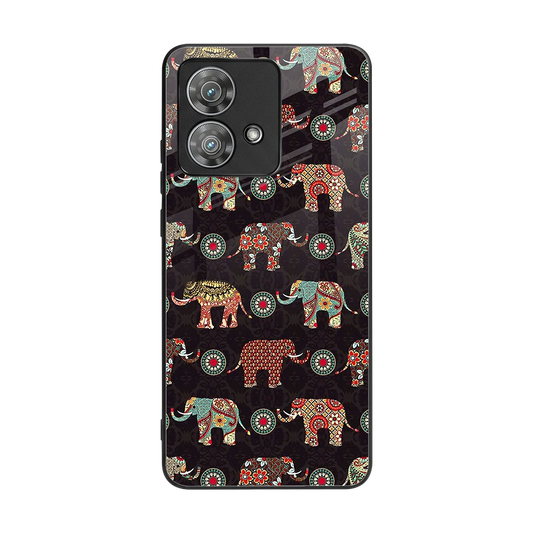 Elephant Art back phone cover | glass case for motorola edge 40 neo 5g