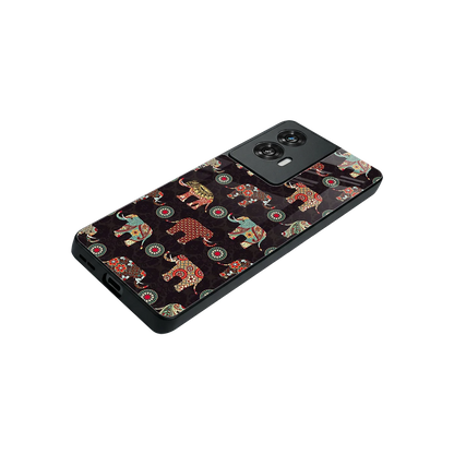 Elephant Art stylish phone case for motorola edge 50 fusion | glossy glass and slim fit