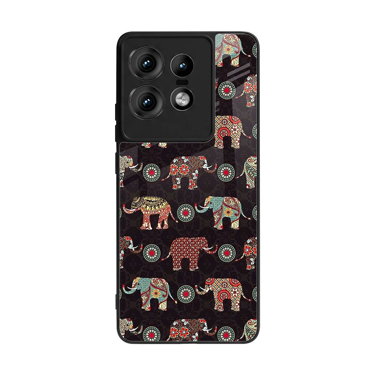 Elephant Art back phone cover | glass case for motorola edge 50 pro