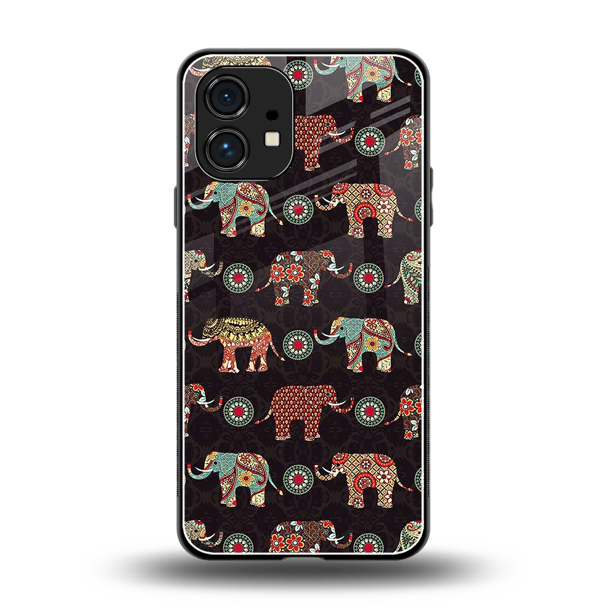 Elephant Art back phone cover | glass case for nothing phone 1