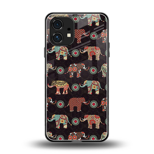 Elephant Art back phone cover | glass case for nothing phone 1