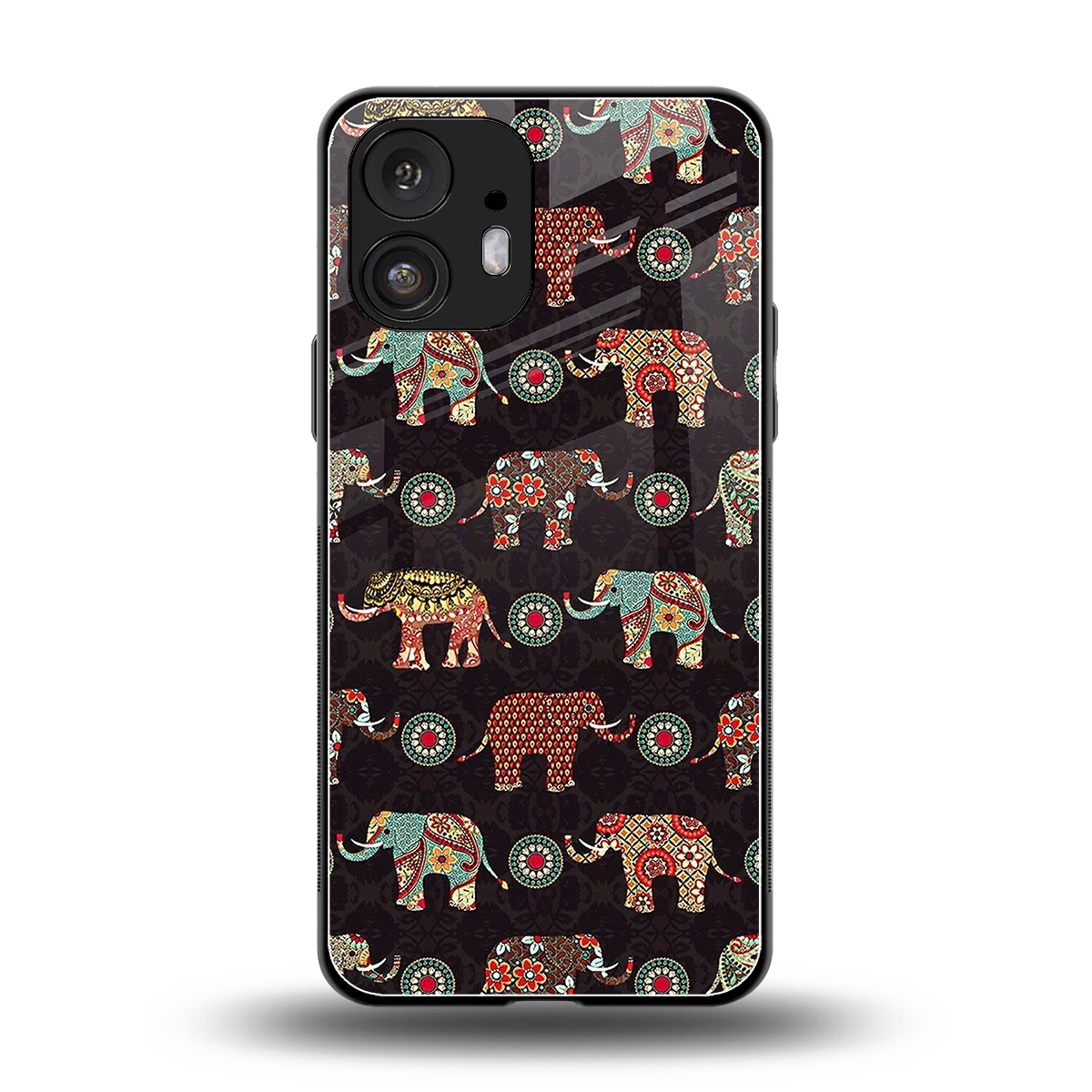 Elephant Art back phone cover | glass case for nothing phone 2