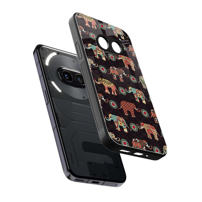 Elephant Art sleek nothing phone 2a cover with tempered glass back and TPU edges