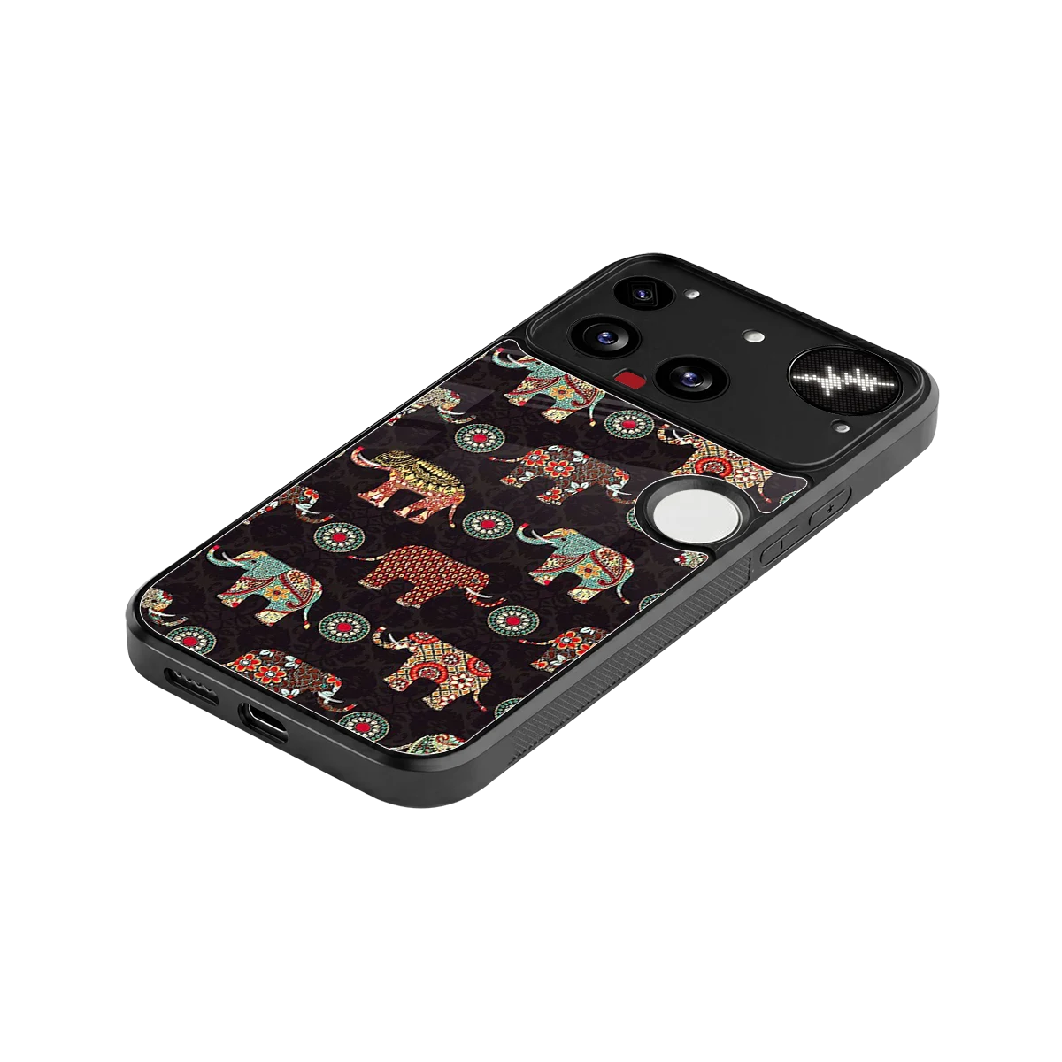 Elephant Art stylish phone case for nothing phone 3 | glossy glass and slim fit