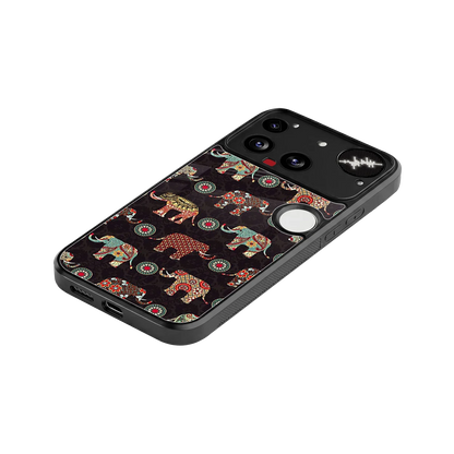 Elephant Art stylish phone case for nothing phone 3 | glossy glass and slim fit