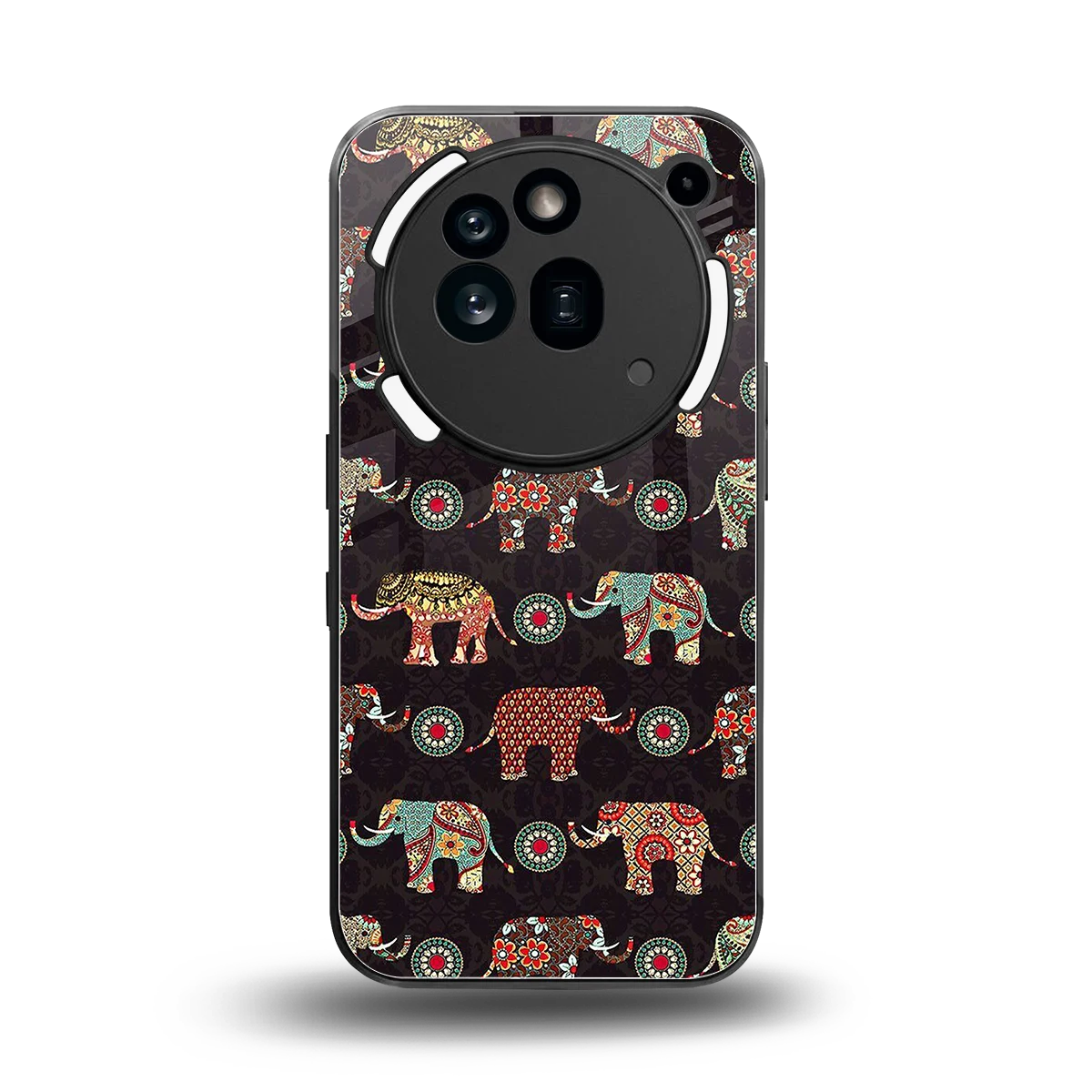 Elephant Art back phone cover | glass case for nothing phone 3a pro