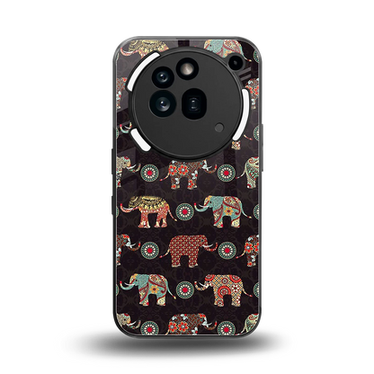 Elephant Art back phone cover | glass case for nothing phone 3a pro