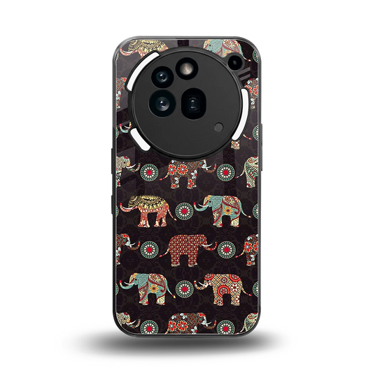 Elephant Art back phone cover | glass case for nothing phone 3a pro
