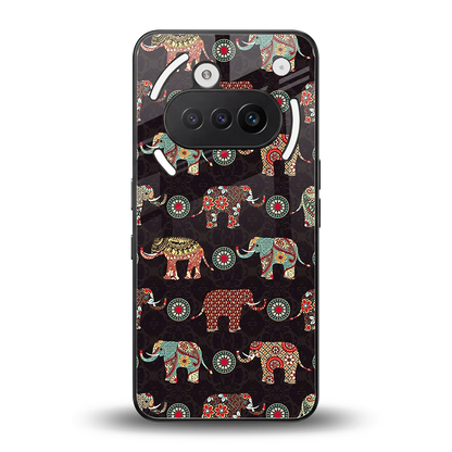Elephant Art back phone cover | glass case for nothing phone 3a