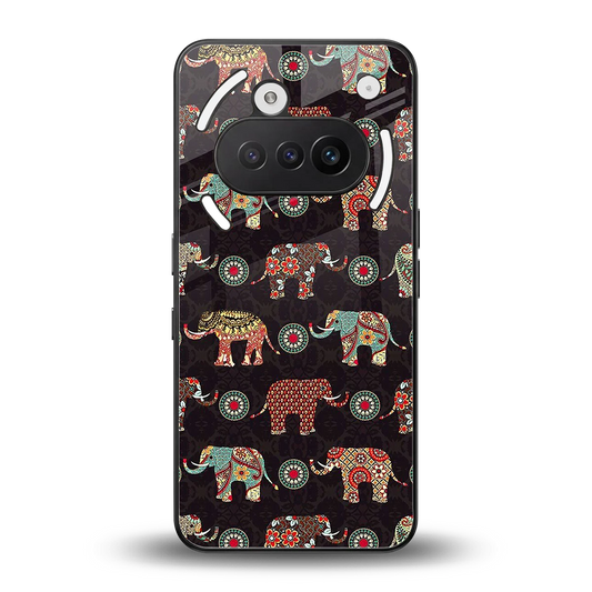 Elephant Art back phone cover | glass case for nothing phone 3a
